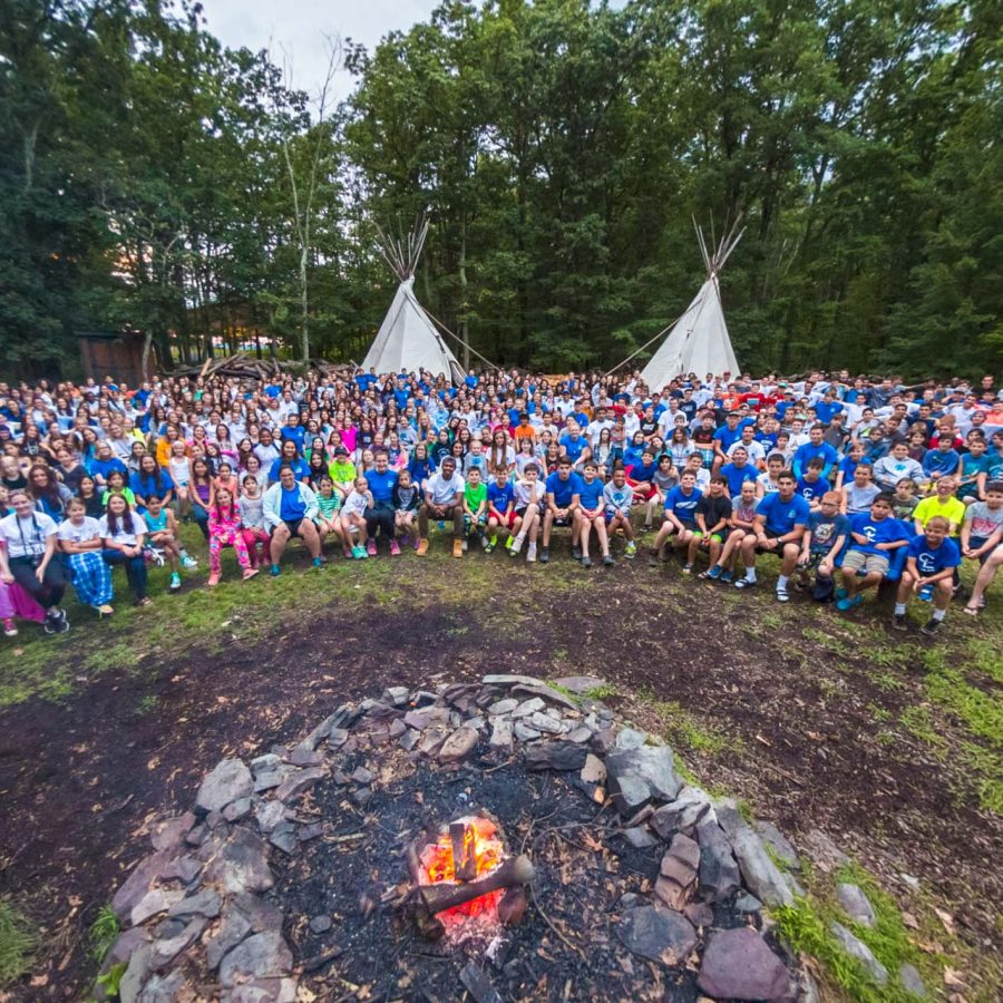 campers gathering