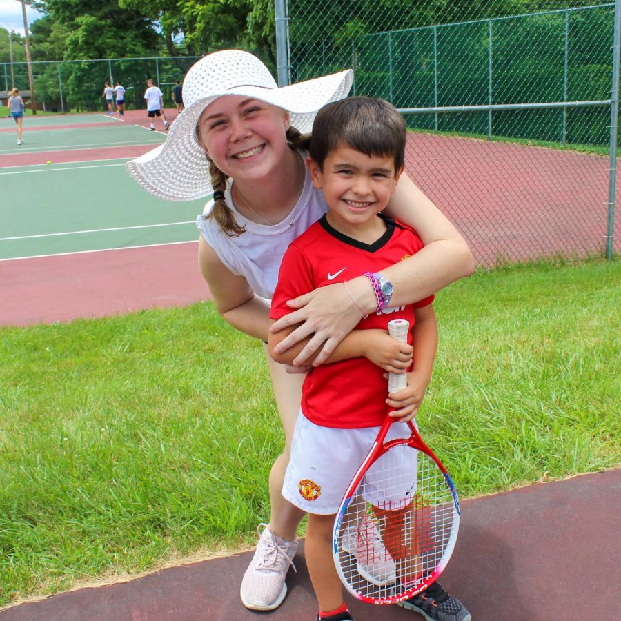 Tennis instructor and first time camper