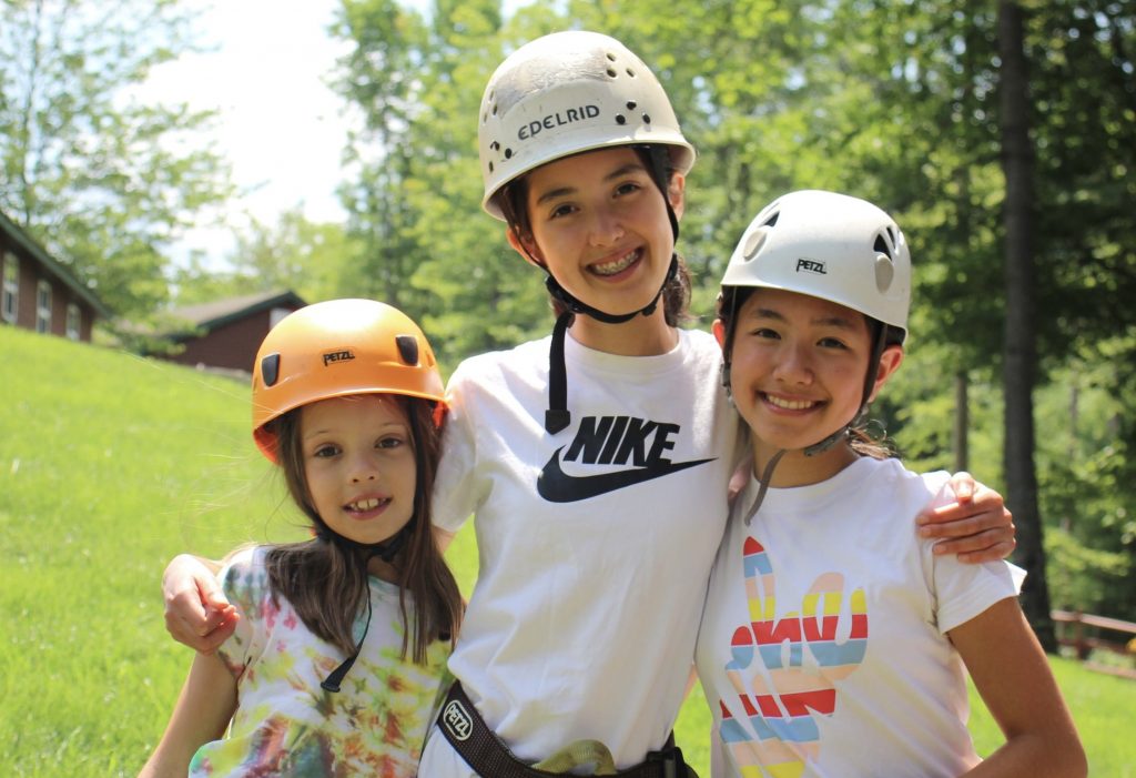 Kids choosing to go on the Outdoor Adventure Course at Camp Lindenmere Summer Camp